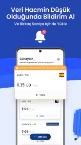 eSIM: seyahat verisi screenshot