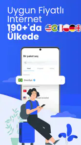 eSIM: seyahat verisi screenshot