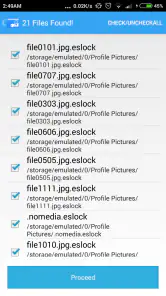 ESLock File Recovery Lite screenshot