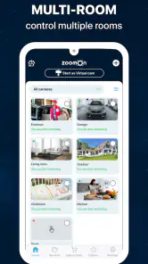 Ev güvenlik kamerası ZoomOn screenshot