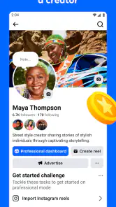 Facebook screenshot