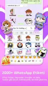 Facemoji Emoji Klavye&Temaları screenshot