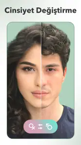 FacePic Yüz Editörü, Saç, Yaş screenshot