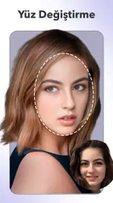 FacePic Yüz Editörü, Saç, Yaş screenshot