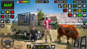 Farm Animal Mini Truck Game screenshot