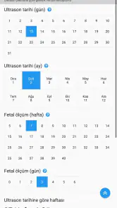 FAST Gebelik Haftası Hesaplama screenshot