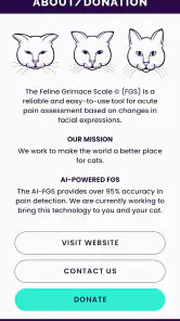 Feline Grimace Scale screenshot