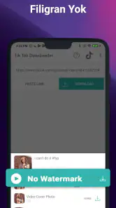 Filigransız TT Video indir screenshot