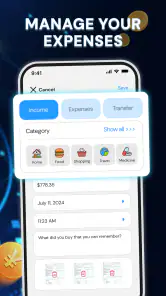 Finance Track - Manage Budget screenshot
