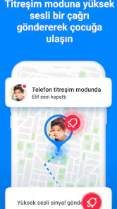 Findmykids aile takip programi screenshot