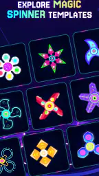 Finger Spinner: Glow Art Magic 2