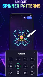 Finger Spinner: Glow Art Magic screenshot