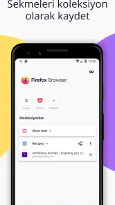 Firefox Hızlı ve Özel Tarayıcı screenshot