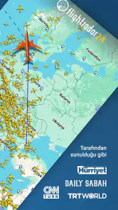 Flightradar24 Uçuş Takipçisi screenshot