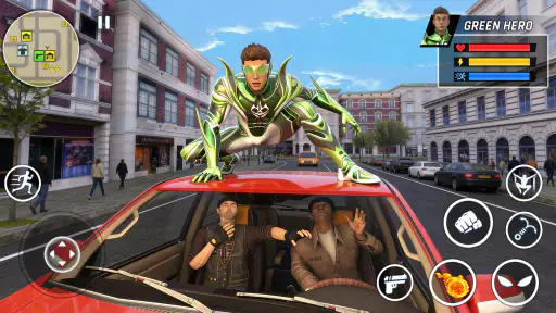 Flying Rope Hero: City Fighter 6