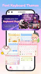 Font Keyboard Themes, Emoji 1