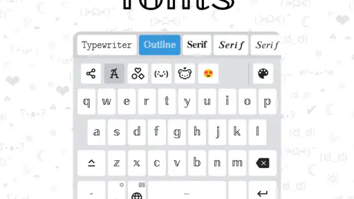 Fonts Keyboard - Yazı Stilleri 6