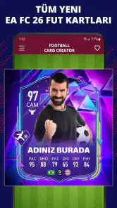 Futbol Kartı Oluşturucu FC 25 screenshot