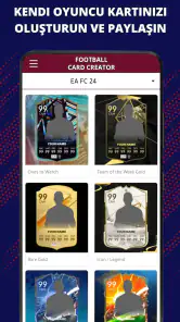 Futbol Kartı Oluşturucu FC 25 screenshot