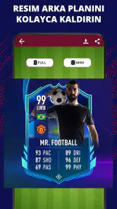 Futbol Kartı Oluşturucu FC 25 screenshot