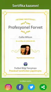 Futbol Quiz - Bilgi Yarışması screenshot