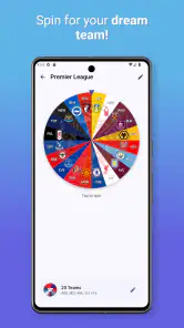 Futbol Takımı Çarkı screenshot