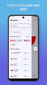 Futbol Takımı Çarkı screenshot