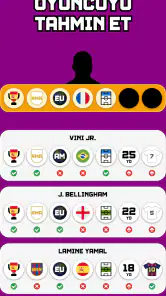 Futbolcuyu Tahmin Et screenshot