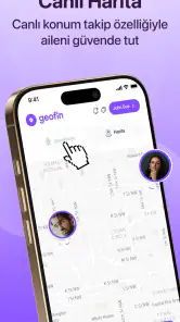 Geofin: Aile Konum Takibi screenshot