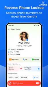 Gerçek Kimlik Arayan Adı Adres screenshot