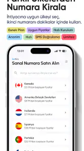 GetSim: eSIM ve Sanal Numara screenshot