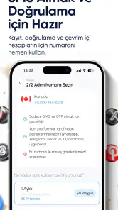 GetSim: eSIM ve Sanal Numara screenshot