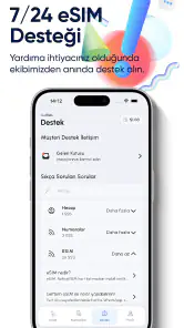 GetSim: eSIM ve Sanal Numara screenshot