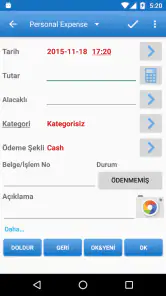 Gider Yöneticisi screenshot