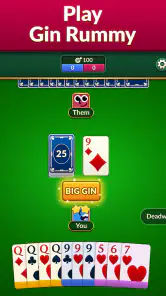 Gin Rummy: Klasik Kart Oyunu screenshot