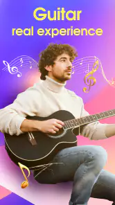 Gitar simülatörü uygulaması screenshot