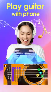 Gitar simülatörü uygulaması screenshot