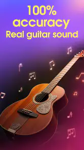 Gitar simülatörü uygulaması screenshot