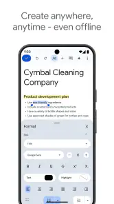 Google Dokümanlar screenshot