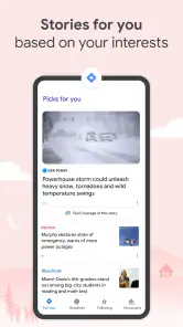 Google Haberler screenshot
