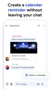 Google Mesajlar screenshot