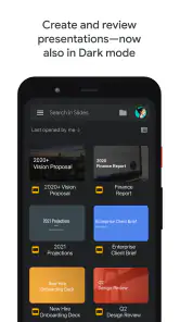 Google Slaytlar screenshot