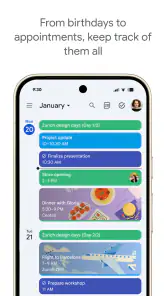 Google Takvim screenshot