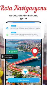GPS Harita Kamerası ve Gezinme screenshot