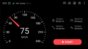 GPS Hız Göstergesi : Hız Ölçer screenshot
