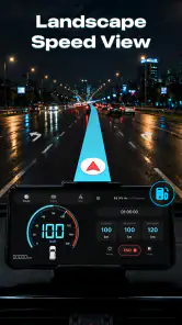 GPS Speedometer & Speed Alerts screenshot