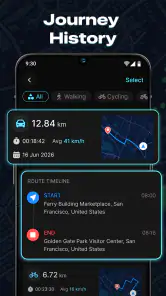 GPS Speedometer & Speed Alerts screenshot