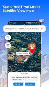 GPS uydu dünya Harita Görünümü screenshot