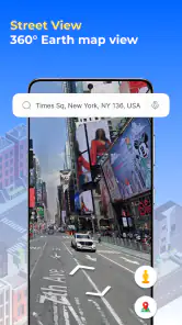 GPS uydu dünya Harita Görünümü screenshot