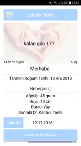 Gün Gün hamilelik Takibi screenshot